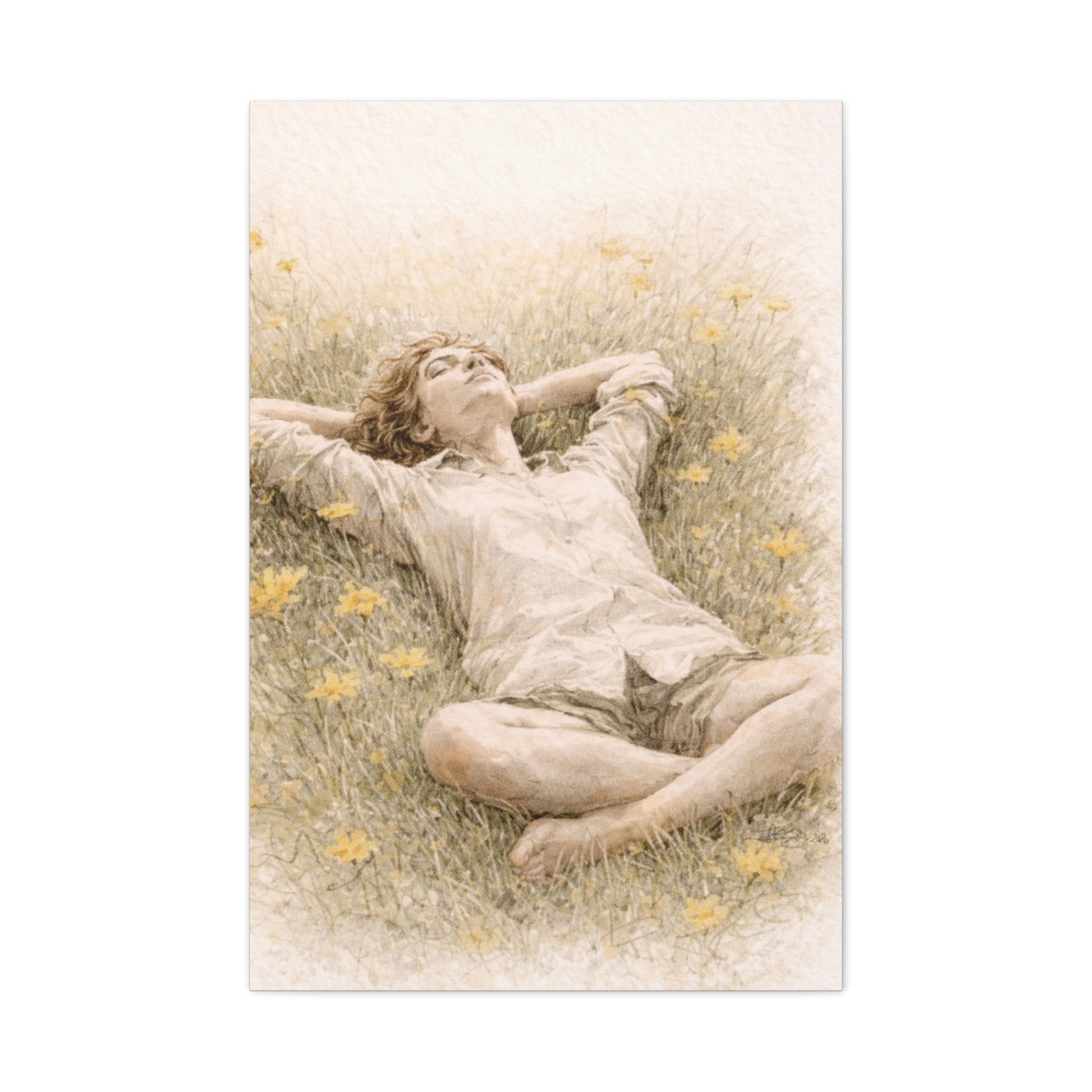 Soft Neutral Feminine Canvas Wall Art Mindful Home Decor Receive