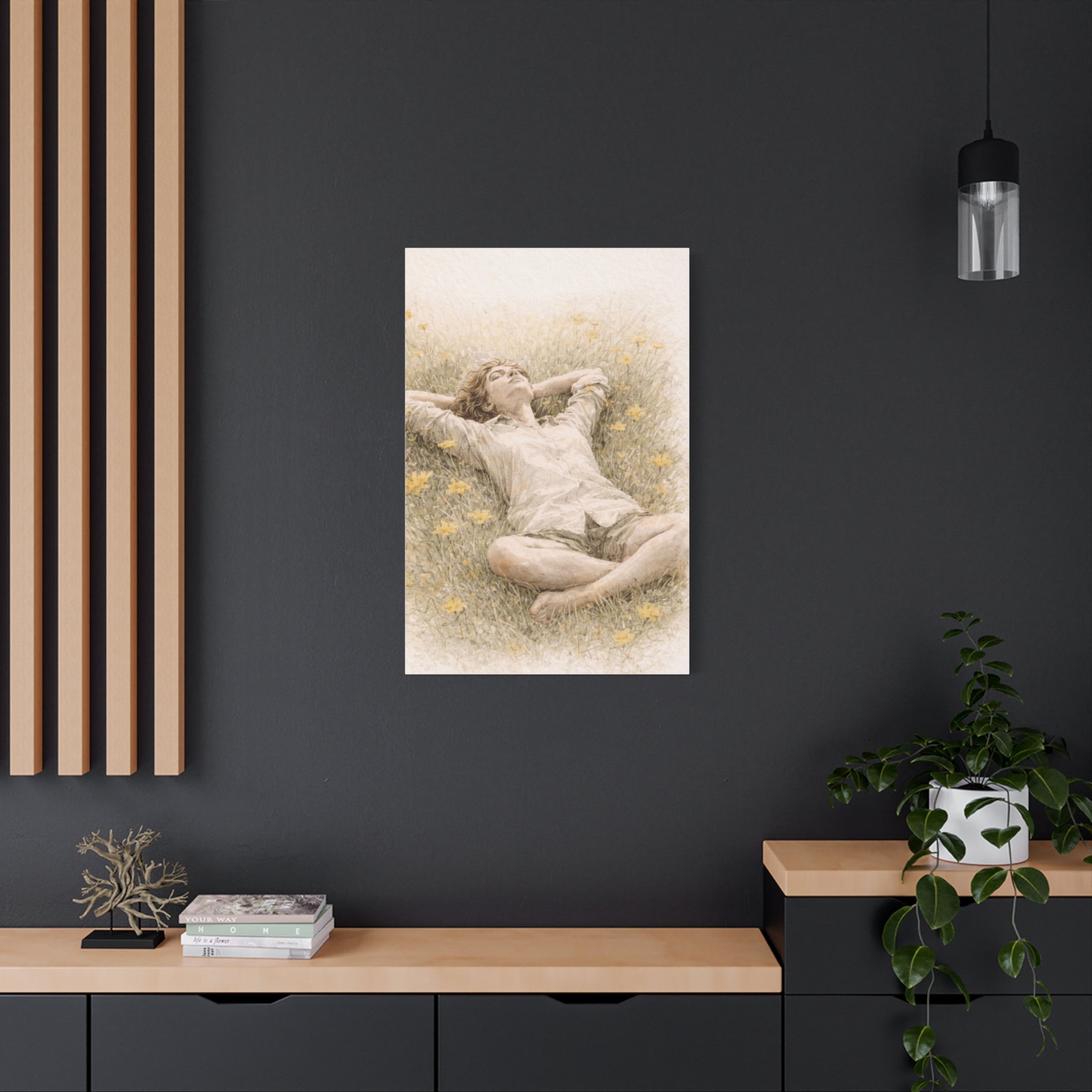 Soft Neutral Feminine Canvas Wall Art Mindful Home Decor Receive