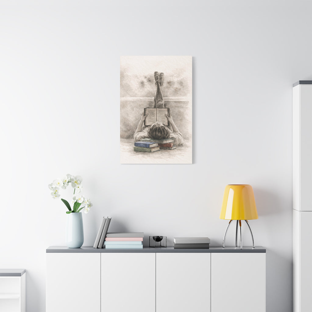 Calm Neutral Feminine Wall Art Soft Meditation Canvas Rest