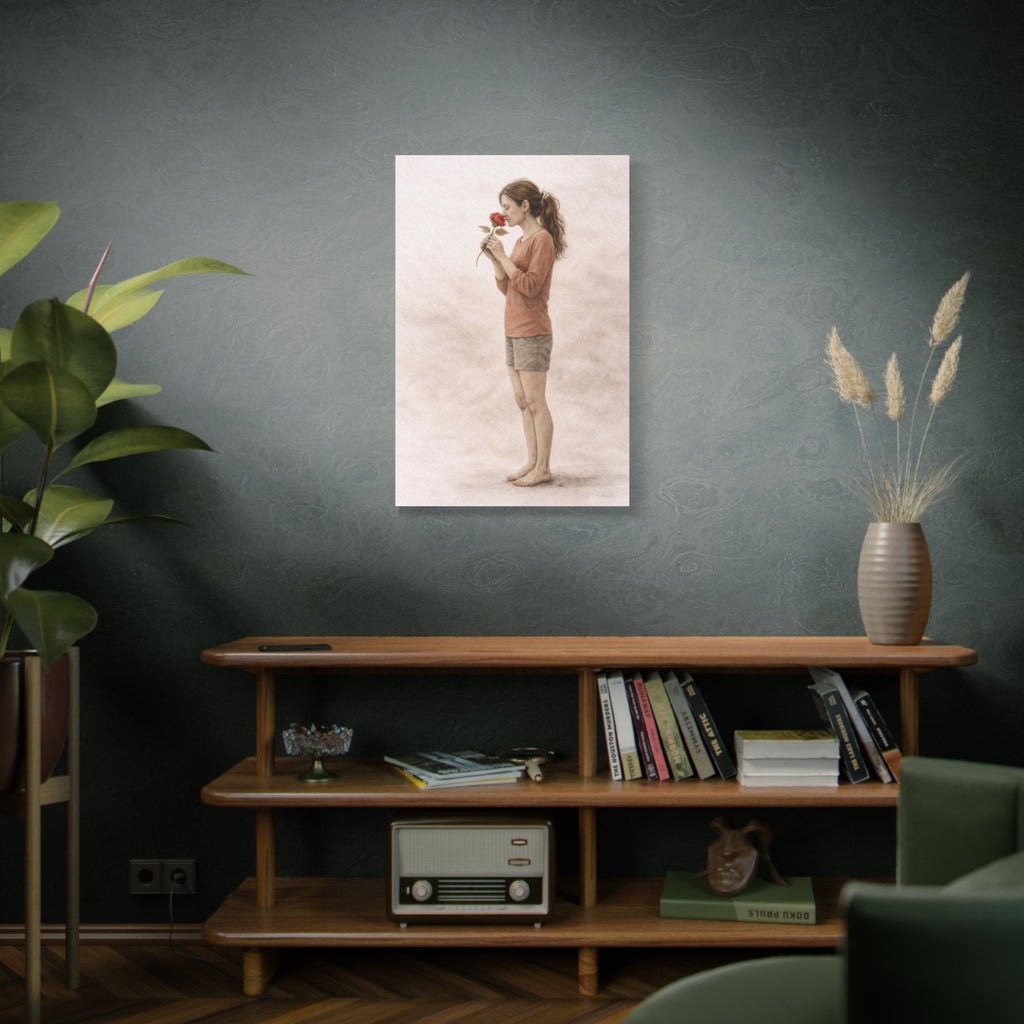 Neutral Feminine Wall Art Canvas Calm Bedroom Decor Stop