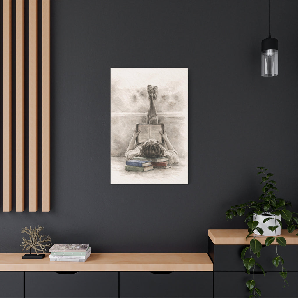 Calm Neutral Feminine Wall Art Soft Meditation Canvas Rest