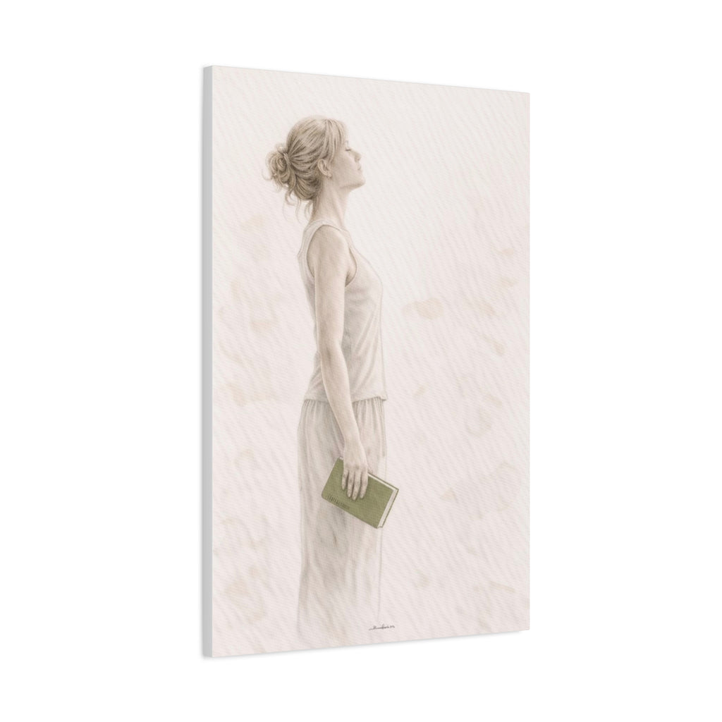 Open, You Can Meet This Without Armour, Watercolour Canvas Print, The Reflection Collection