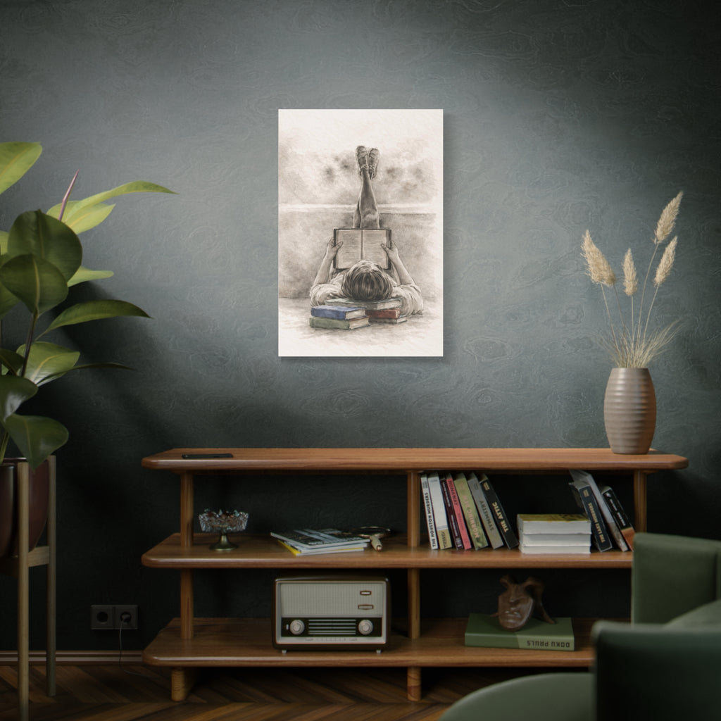 Calm Neutral Feminine Wall Art Soft Meditation Canvas Rest